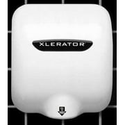 XLERATOR XL-W Automatic High Speed Hand Dryer with White Cover and 1.1 Noise Reduction Nozzle, 12.5 A, 110/120 V