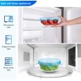 thumbnail image 4 of HSHDLDF CK STOREE 12Pcs Silicone Stretch Lids|Stretch and Seal Lids Reusable Silicone Bowl Covers Fresh Keeping Miracle Lids Bowl Pot Seal Cover Kitchen Storage tools, 4 of 6