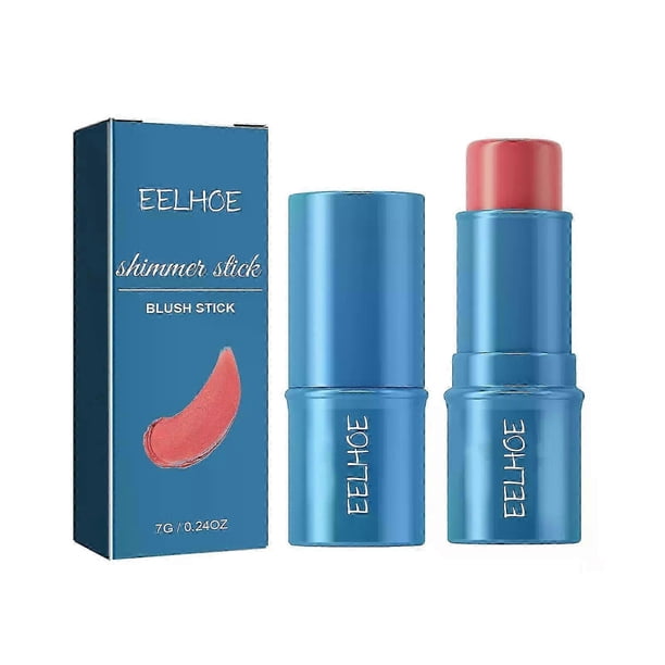 2026 Powder Blusher Woman Magic Rouge Long Lasting Shimmer Highlighter Makeup Stick Shine Makeup Cosmetics Face Shadows Beauty