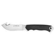 Camillus Parasite 9.75" Gut Hook Fixed Blade Pocket Knife, 4.25" AUS-8 Blade for Hunting, Black