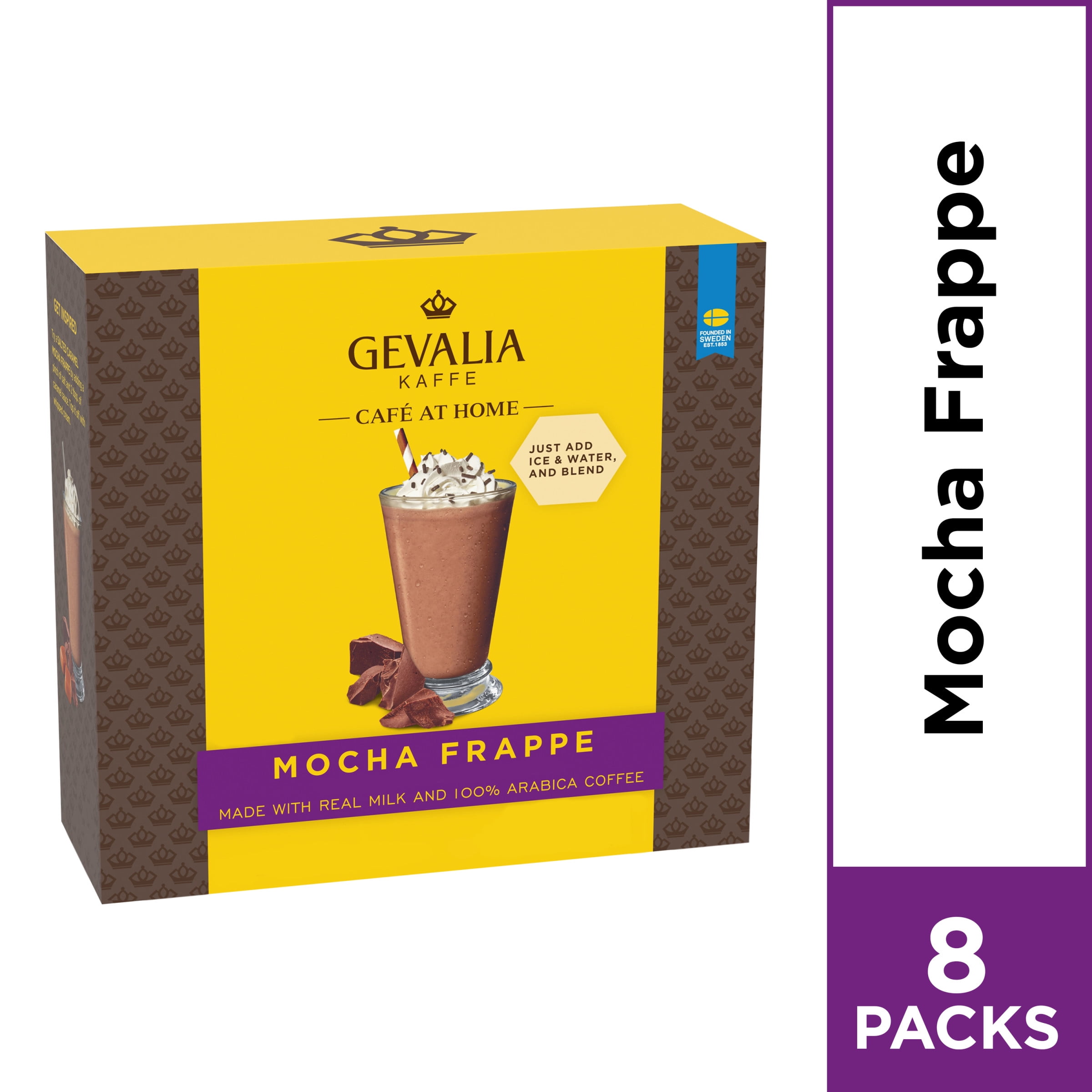 Gevalia Cafe at Home Mocha Frappe Coffee Mix, 8 Packets