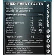 Frog Fuel Power Liquid Protein Shots, 15g Nano-Hydrolyzed Grass-Fed Collagen, Post-Workout Recovery, Gluten-Free, Sugar-Free, Berry Flavor, 1 oz, 24 Pack
