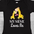 thumbnail image 4 of Inktastic My Meme Grandma Loves Me Giraffe Boys or Girls Baby Bodysuit, 4 of 5