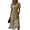 Green, variant on Minjewel Women's Floral Mini Dress with V-Neck Short Sleeve - Print Summer Dress, Loose Flowy Beach Party Outfit, Comfy Vacation Top,White,3XL