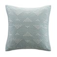 thumbnail image 2 of INK+IVY Cario Embroidered Square Pillow, Blue, 2 of 2