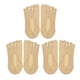 thumbnail image 1 of 3 pares de calcetines invisibles Unique Bargains Five Toes Beige, 1 of 1
