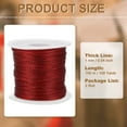thumbnail image 2 of Uxcell Metallic Tinsel Cord Rope, Cord Wrapping Ribbon Non-Stretchy Strings for Gift Thread Ornament Craft Making Red, 2 of 7