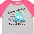 thumbnail image 4 of Inktastic Book My Reservation I'm Going to Nana and Papa's Boys or Girls Toddler T-Shirt, 4 of 5