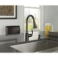 thumbnail image 3 of Moen Bayhill Mediterranean Bronze One-Handle High Arc Pulldown Kitchen Faucet, 3 of 6