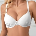 thumbnail image 6 of SwiftWear Women's Underwire Bra Lace Trim Push Up T-Shirt Bra for Everyday Lift, Comfort & Support, 6 of 7
