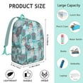 thumbnail image 5 of Cat Lover’s Gift Backpack, Funny and Adorable Cat Print Laptop Bag with Waterproof Fabric and Multi-Compartment Storage, 5 of 5