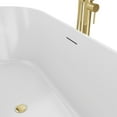 thumbnail image 6 of Dreamline Bt13x2967c Charisma 67" Free Standing Acrylic Soaking Tub - White, 6 of 7
