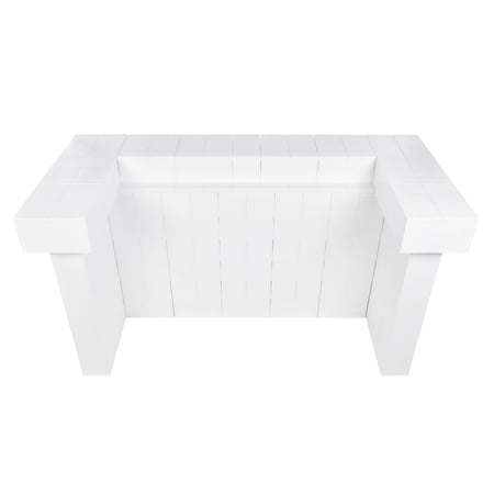 EverBlock 6’ Full Cantilever Bar & Counter Kit | For Home, Sales or Event Use | Giant Building Blocks | Easy to Connect & Reuse | Indoor & Outdoor Use | Build Displays & Structures | Blue