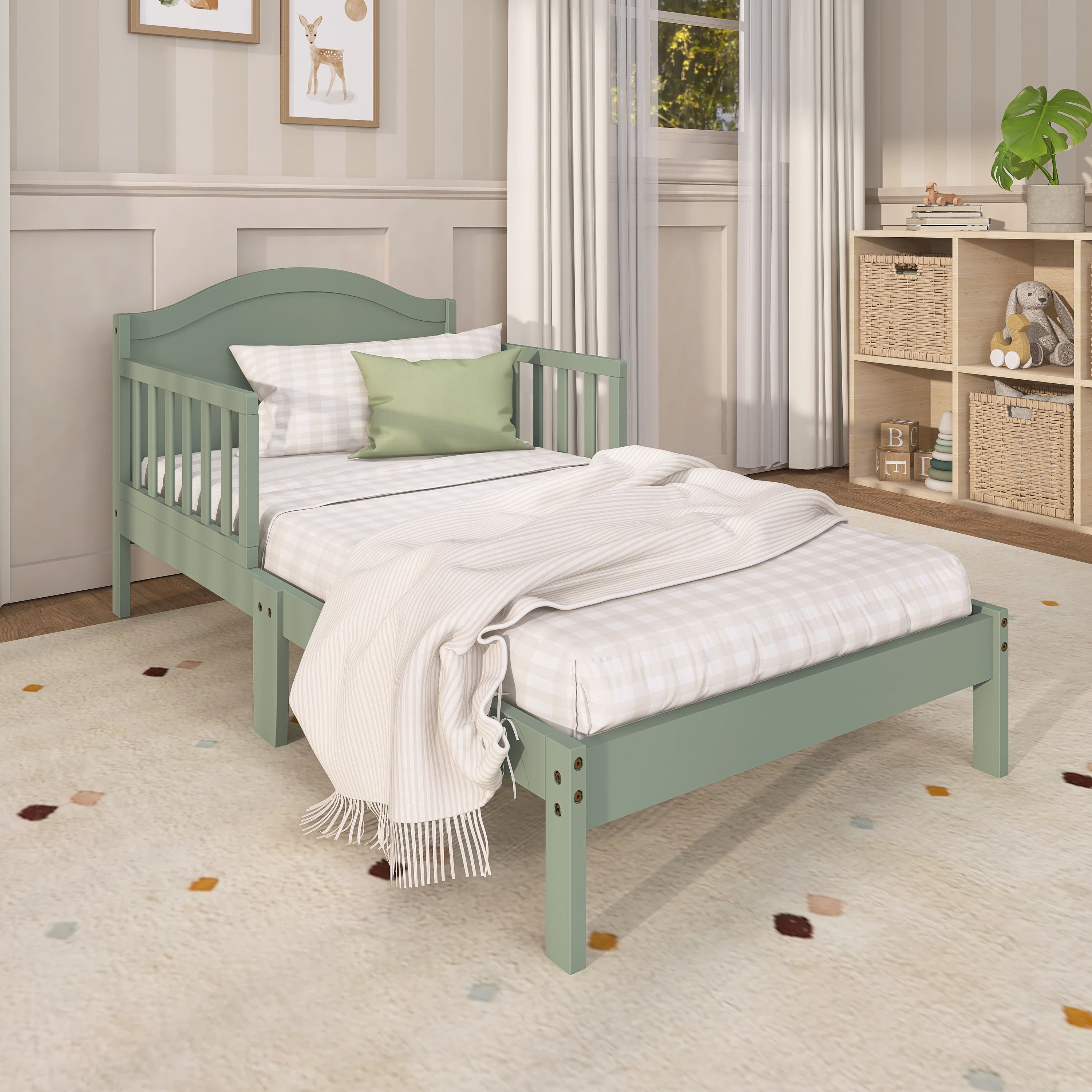 Dream On Me Sydney Toddler Bed, Meadow Green
