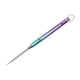 thumbnail image 1 of Multifunctional Titanium Alloy Retractable Toothpick, Portable Fruit Fork Keychain, Reusable Pocket Toothpick with Protective Holder for Camping Picnic, 1 of 2