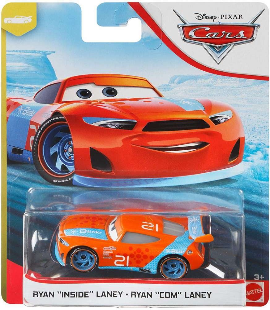 DISNEY PIXAR CARS MINI RACERS RYAN INSIDE LANEY 2022 BOX #31 FREE SHIP $15+