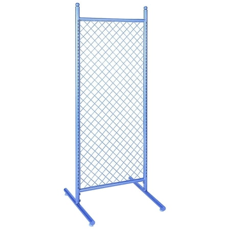 "ChainLinx" 73 in. H x 24 3/4 in. W Epoxy Grey Freestanding Tower with "T" Legs (Pack of 1)