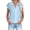Blue, variant on shirts for women trendy Button Down Cotton Linen Shirt Blouse Loose Fit Casual V-Neck Tops Comfy Solid Color Tunic Tops