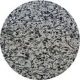 thumbnail image 1 of Ahgly Company Indoor Round Patterned Silver Gray Novelty Area Rugs, 7' Round, 1 of 6