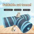 thumbnail image 4 of OAVQHLG3B Cat Toys,Cat Tunnel Tube for Indoor Cats,3 Way Tunnels Extensible Collapsible Cat Play Tent Interactive Toy Maze Cat House with Bells,Pet Tube Toys for Kitty, Rabbit Small Animal, 4 of 5