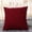 Wine, variant on Hiroekza Throw Pillows for Couch, Decorative Throw Pillows for Bed Couch, Square Decorative Cushion for Sofa, Couch, Bed, Living Room(18x18 Inch, Wine)