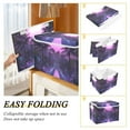 thumbnail image 2 of Yayeee Collapsible Cube Storage Bin with Lid Fabric Closet Decorative Basket with Handles, Pink Road, 2 of 7