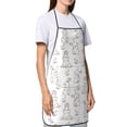 thumbnail image 4 of Easygdp Bunny And Bird Apron Waterdrop Resistant with 2 Pockets,Oil Resistant Cooking Kitchen Chef Apron for Women Men, 4 of 7