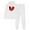 White, variant on JURANMO Fashion 2 Piece Outfits for Women, Love Heart Graphic Sweatsuits Cute Jogger Tracksuits Long Sleeve Hoodie Matching Sets Deal of The Day Black XL