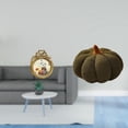 thumbnail image 2 of Marco De Fotos Redondo Europeo Vintage Con Detalles Ornamentales Y Cojín Decorativo De Calabaza De Felpa Para Bodas Y Decoración De Halloween., 2 of 8