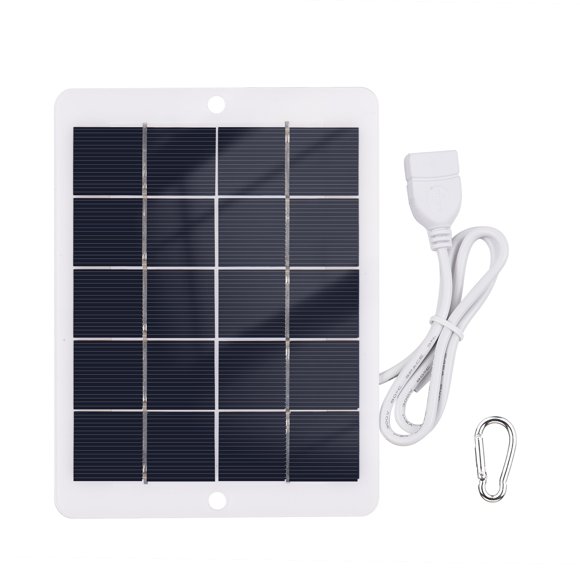 Labymos 3W 5V Portable Solar Charger Waterproof Solar Panel Charger for Camping with USB Interface