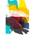 thumbnail image 2 of Fuchs, Jodi 13x18 White Modern Wood Framed Museum Art Print Titled - Paint Bloom IV, 2 of 4