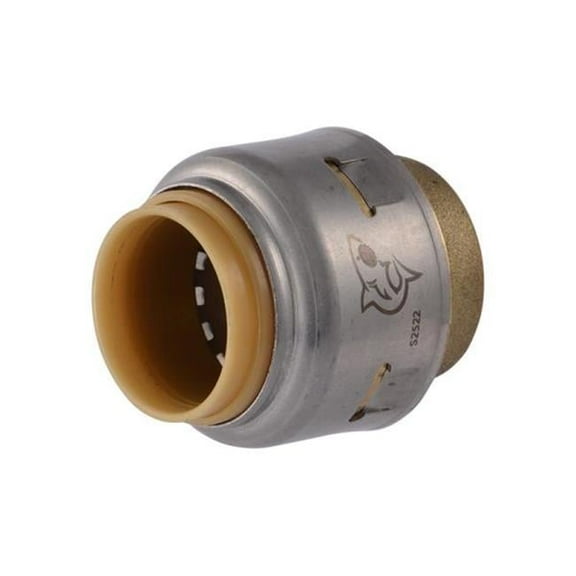 Cash ACME & Sharkbite UR518 0.75 in. Brass Push End Stop