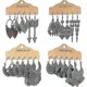 thumbnail image 2 of Vintage Ethnic New Big Fanshape Bronze Earrings Set For Women Bohemian--20909-1|model Code5421, 2 of 3