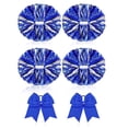 thumbnail image 1 of 6 Pompones de Porristas de 13 Pulgadas y Lazo Grande, Adecuados para Pompones de Porristas de NiñAs, Pompones de Metal y Asas, Azul, 1 of 8