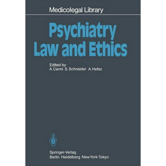 Medicolegal Library Psychiatry -- Law and Ethics, Book 5, (Paperback)