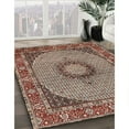 thumbnail image 3 of Ahgly Company Machine Washable Indoor Rectangle Traditional Light French Beige Brown Area Rugs, 3' x 5', 3 of 7