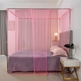 thumbnail image 5 of Ultra Large Bed Net  1 Openings Screen Netting Bed Canopy Circular Curtain for Single to King Size Beds Easy to Install Hanging Kit, 5 of 11