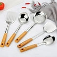 thumbnail image 1 of MesaSe Wok Shovel Food Grade Rust-proof Stainless Steel Soup Scoop Wok Spatula Kitchen Tools for Home, 1 of 9