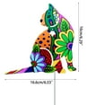 thumbnail image 5 of POYOGA 7” Cat Decorative Garden Stakes Metal Yard Art with Colorful Kitten Design, 5 of 8