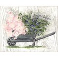 thumbnail image 3 of Norkus, Julie 24x20 Black Modern Framed Museum Art Print Titled - Flower Market Wheelbarrow, 3 of 5