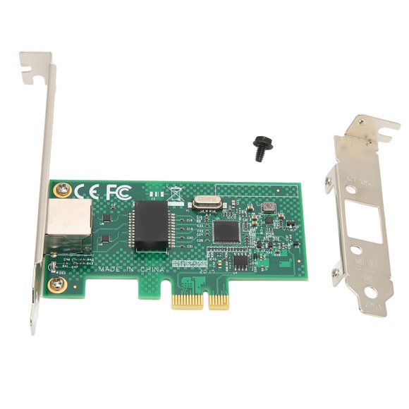 ZOUSSIQI PCIE NIC Network Card 1000Mbps RJ45 Port PCI Express Ethernet LAN Adapter for Windows Server for Linux for VMware EL225#57444