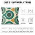 thumbnail image 5 of YINGXI  Green Abstract Throw Pillow Covers Geometric Pillow Cases Coastal Style Decorative Cushion Cases for Sofa Couch Living Room 22x22in, 5 of 5