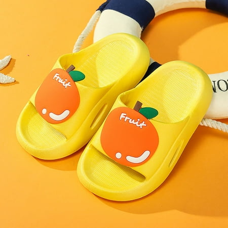 

Levmjia Girls Shoes Slippers Sandals Clearance Summer Children Summer Lovely Fruit Slippers Baby Bathing Shoes For Boys Girls In The Bathroom