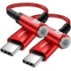 thumbnail image 1 of Adaptador USB tipo C a conector hembra para auriculares de 3,5 mm, JSAUX USB C a cable auxiliar de audio compatible con iPhone 15 Pro Max/15 Pro/15 Plus, Samsung Galaxy S23/S22/S21 Ultra, iPad Pro, Pi, 1 of 4