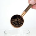thumbnail image 6 of Coffee Bean Measuring Spoon Solid Wood Copper Measuring Spoon, 6 of 6