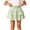 Green Girls Skirts#1, variant on Flowy Summer Girls Skirts High Waist Layered Ruffle Mini Skirt Solid Color Cute Casual Cake Skirt for Teens 4-15Y