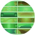 thumbnail image 1 of Ahgly Tapis Rond Lavable en Machine Intérieur Transitionnel Vert Lime Foncé, 3 Pieds Rond, 1 of 7