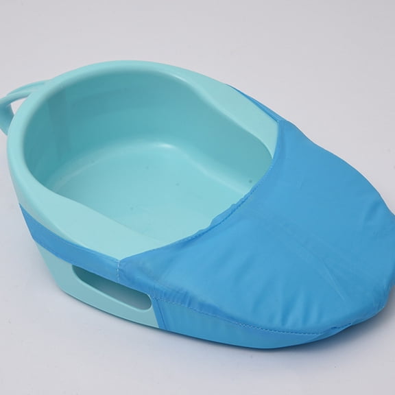 DEEPCRAFF Plastic Bedpan with Lid for Elderly Patients, and Practical Home Care Essential, 1 Set