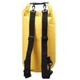 thumbnail image 2 of 20L amarillo 500D lona impermeable PVC pesado bolsa seca impermeable Kayak / remo / piragüismo / pesca / Rafting / Natación / camping / Snowboard, 2 of 5