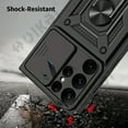 thumbnail image 2 of Luxury Shockproof Lens Protector Armor Phone Case Metal Stand Cover For Samsung Galaxy S21 S21 FE S21 Plus S21 UItra S22 S22 Plus S22 Ultra S23 S23 Plus S23 Ultra, 2 of 5